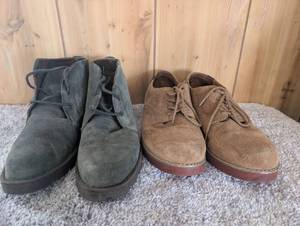lot 3700 image: Born F69829 Suede Boots Size 10M  Brown Bass Size 10