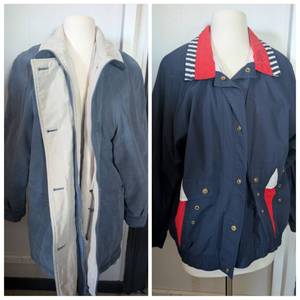lot 3917 image: Two Blue Casual Jackets - 2 ct