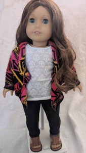 lot 5039 image: American Girl Doll in Southwestern Style Outfit