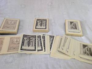 lot 5106 image: Bookplate Paper Sets - 3 Packs