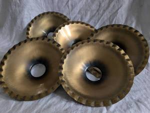 lot 6013 image: Brass Sconce Shades - 5 ct