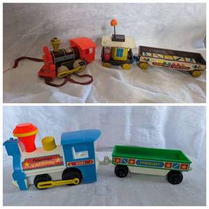 lot 5028 image: Fisher-Price Express Train Sets - 2 ct
