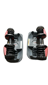 lot 17793 image: Bowflex SelectTech 552 Adjustable Dumbbells No weights
