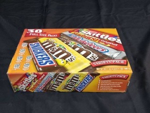 lot 3343 image: Mars Mixed Candy Variety Pack - 30 Full Size Bars