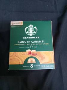 lot 3347 image: Starbucks Smooth Caramel Nespresso Vertuo, 8 Pods