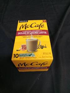 lot 3351 image: McCafe  Dulce de Leche One Step Latte Medium Roast K-Cup Coffee Pods  10 Count