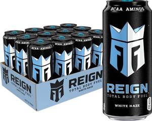 lot 3463 image: Reign Total Body Fuel, White Haze, Fitness & Performance Drink, 16 Fl Oz 12pack