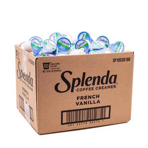 lot 3471 image: SPLENDA Single Serve Coffee Creamer Cups, Sugar Free French Vanilla, 180 Count