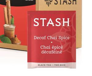 lot 3499 image: Stash Tea Decaf Chai Spice Black Tea, Box of 25 Tea Bags (Packaging May Vary)