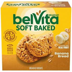 lot 3504 image: BELVITA BREAKFAST BISCUITS, BANANA BREAD 5-1.76OZ