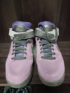 lot 29911 image: Nike SB Mid Top Purple and Grey Sneakers - Retail $85