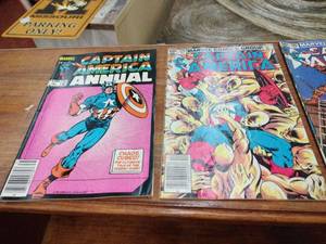 lot 1014 image: Lot of Vintage Captain America Comic Books