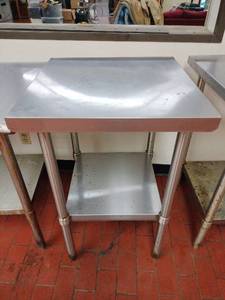 lot 1058 image: Stainless Steel Commercial Kitchen Prep Table