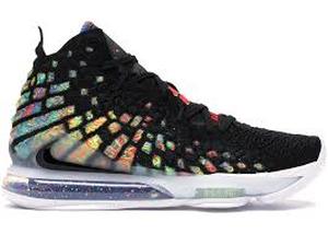 lot 29900 image: Nike LeBron 17 James Gang Basketball Shoes - 13 - Retail $265.00