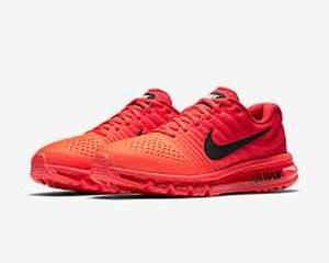 lot 29921 image: Nike Air Max 2017 sneakers in the Bright CrimsonBlack - Retail $150.00