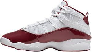 lot 29923 image: Air Jordan 6 Rings WhiteRed Basketball Shoes - 11 - Retail $140