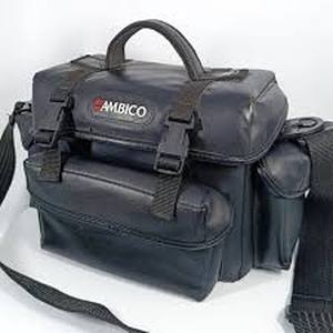 lot 1021 image: Ambico Leather Camera Camcoder Bag