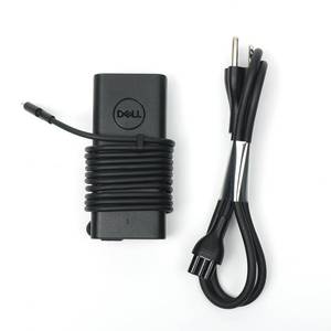 lot 15762 image: Dell 65W USB-C Laptop Charger, Latitude 5400 5410 5420 5430 5440 5450 Power AC Adapter with Power Cord Cable, Black, HA65NM190 - Retail $18