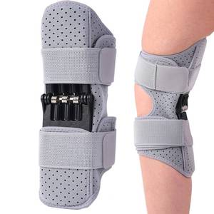 lot 15770 image: Knee Brace, Spring-driven knee support - Enhances joint assistance during stair climbing, squats, and daily activities - Ergonomic patella support with adjustable straps(Gray 1PCS - Retail $14