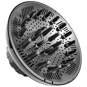 lot 15777 image: Hair Diffuser, Diffuser Attachment for Hair Dryer, Hair Diffuser for Curly Hair, Universal Diffuser for 1.4-2.6 Hair Blow Dryer Long Thick Curly Wavy Hair, Hair Attachment for Women, Black - Retail $10