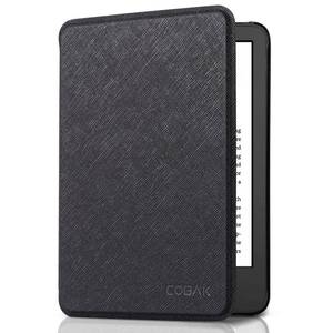 lot 15804 image: Kindle 2024 and 2022 (11 Generation) - PU Leather Smart Cover, Auto Sleep and Wake, Premium Protective Case for Kindle Basic - Retail $10