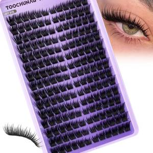 lot 15855 image: Spikes Lash Clusters Wispy Eyelash Clusters 9-16mm Natural Lashes Extension DIY Manga Cluster Lashes Left&Right Cat Eyelashes Individuals Spiky Eyelashes Extension by TOOCHUNAG - Retail $8