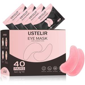 lot 15878 image: Under Eye Patches, 40 Pairs Eye Mask for Dark Circles, Puffy Eyes, Undereye Bags, Wrinkles, Eye Mask Patches with Rose, Eye Treatment Skin Care for Men & Women Gift - Retail $10