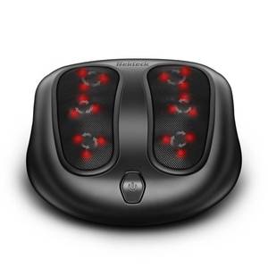 lot 15975 image: Foot Massager with Heat, Shiatsu Heated Electric Kneading Foot Massager Machine for Neuropathy, Plantar Fasciitis, Feet Massage for Pain Relief, Circulation, Ideal Gifts for Man Woman Her Him - Retail $47