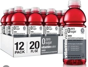 lot 3601 image: Vitaminwater Zero Sugar Acai Blueberry Pomegranate 12 Pack BEST BY FEB 23 2026