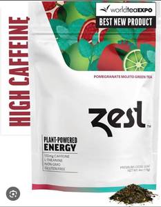 lot 3606 image: Zest Energy Green Tea - Pomegranate Mojito 20 Teabags