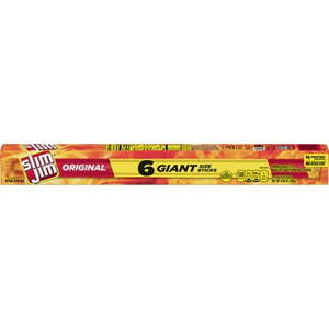 lot 3655 image: Slim Jim Giant Sized Original Snack Stick  Meat Snacks  0.97 oz  6 Count