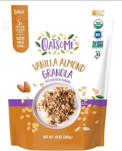 lot 3659 image: Oatsome Vanilla Almond Granola 10 Oz