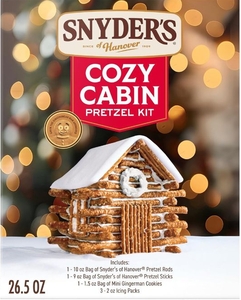 lot 3720 image: Snyders Cozy Cabin Pretzel Kit