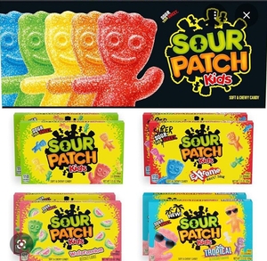 lot 3721 image: Sour Patch Kids Candy Variety Pack 8 Boxes