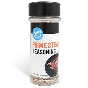 lot 3734 image: Happy Belly Prime Steak Seasoning  4 Ounces BEST BY FEB 03 2025