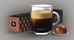 lot 3738 image: Nespresso Roasted Hazelnut Coffee Pods 10 Count