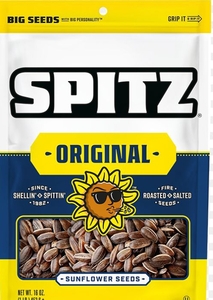 lot 3740 image: Spitz Original Sunflower Seeds 16oz Bag