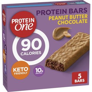 lot 3749 image: PROTEIN ONE PROTEIN BARS PEANUT BUTTER CHOCOLATE 5-1 OZ BARS