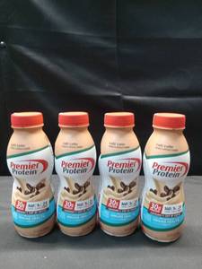 lot 3774 image: 4 pk Premier Protein Nutritional Shake - Cafe Latte - 11.5 fl oz Bottle