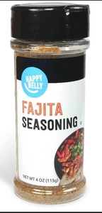 lot 3823 image: Happy Belly Fajita Seasoning - 4 oz Spice Jar