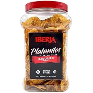 lot 3825 image: Iberia Maduritos Naturally Sweet Plantain Chips, 20 Oz.