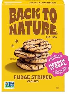 lot 3826 image: Back to Nature Fudge Striped Cookies 7 Oz