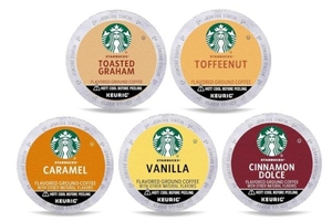 lot 3834 image: Starbucks Flavored K-Cup Variety Pack 40 Count