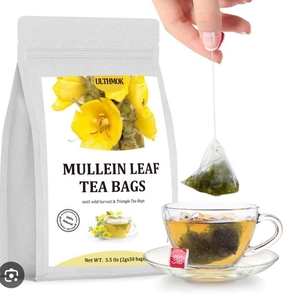 lot 3875 image: Mullein Leaf Tea Bags - 50 Count Package