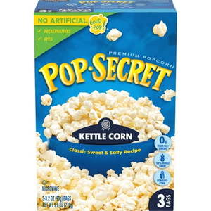 lot 3890 image: OLD FASHIONED KETTLE CORN 3 - 3.2 OZ bags