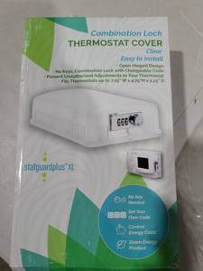 lot 9251 image: Statguardplus XL Clear Thermostat Lock Cover