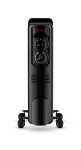 lot 9273 image: Utilitech 1500 -Watt Oil-filled radiant Utility Indoor Electric Space Heater with Thermostat