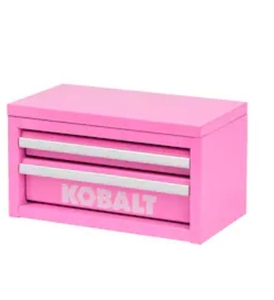 Kobalt Portable Mini Toolbox 10.83-in W x 5.91-in H x 5.91-in D 2 -Drawer Hot Pink