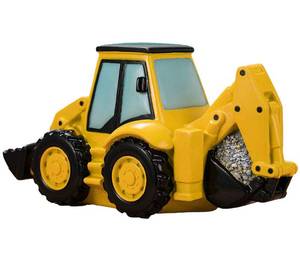 lot 9304 image: FUYU Cartoon Excavator Piggy Bank Coin Bank Money Box Home Decor