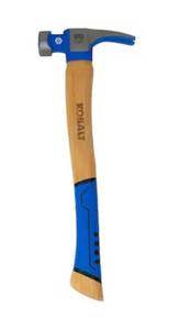 lot 9317 image: Kobalt 20 -oz Steel Head Wood Handle Framing hammer